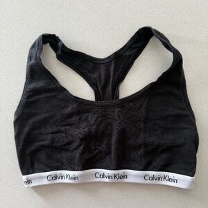 Calvin Klein Black Sports Bra